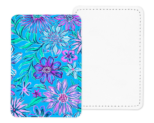 Blue Blossoms Card Holder