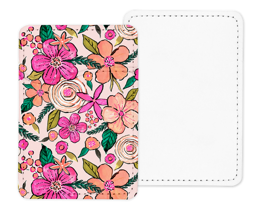 Pink and Orange Pep Card Holder