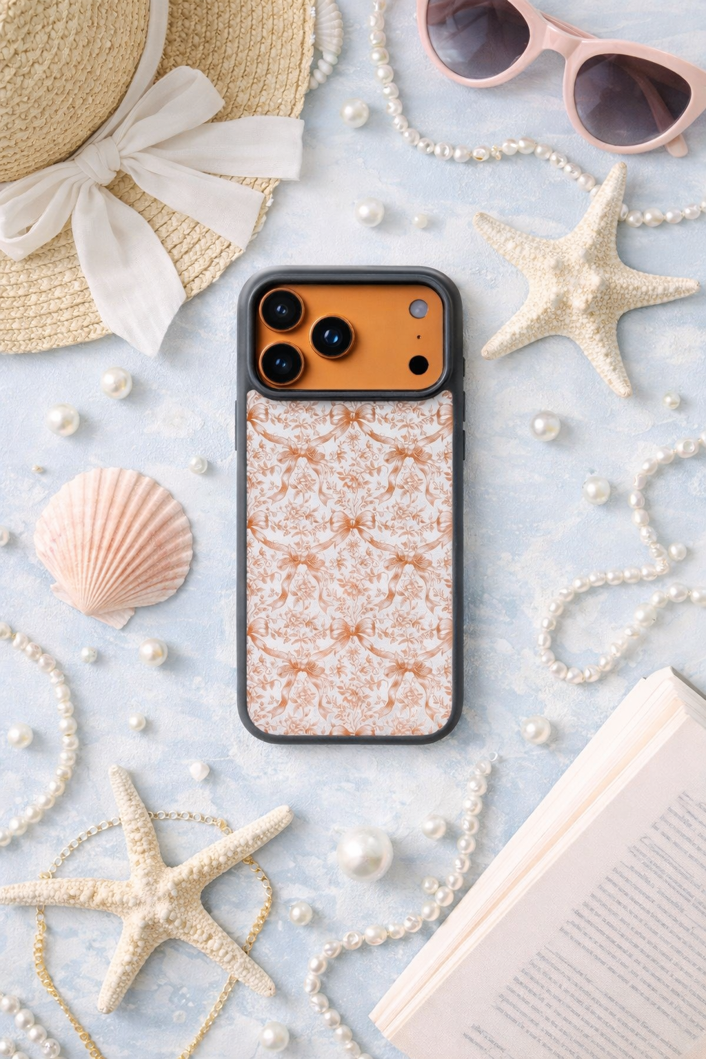 Terracotta Bows MagSafe Phone Case