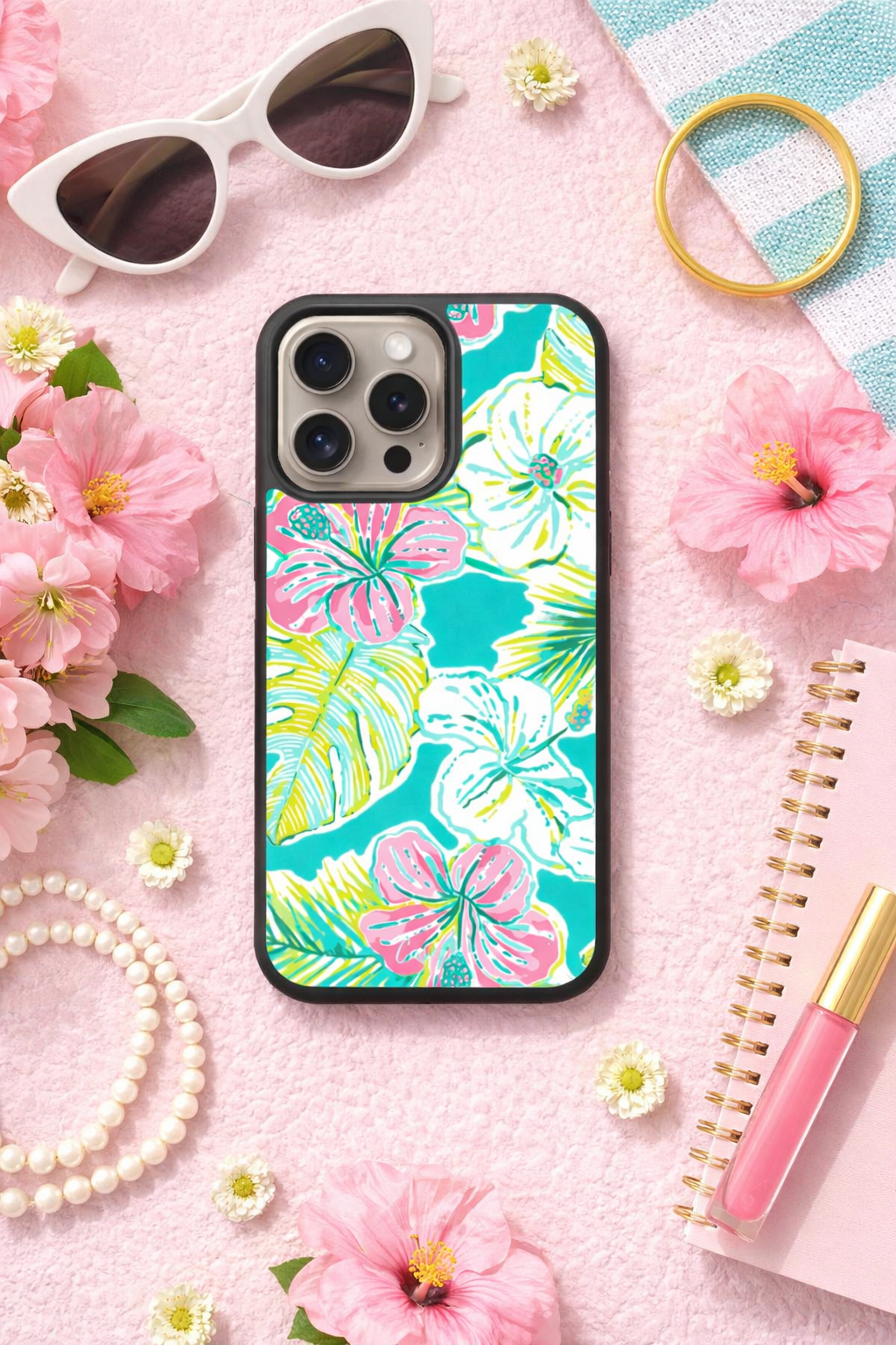 Hibiscus Haze MagSafe iPhone Case