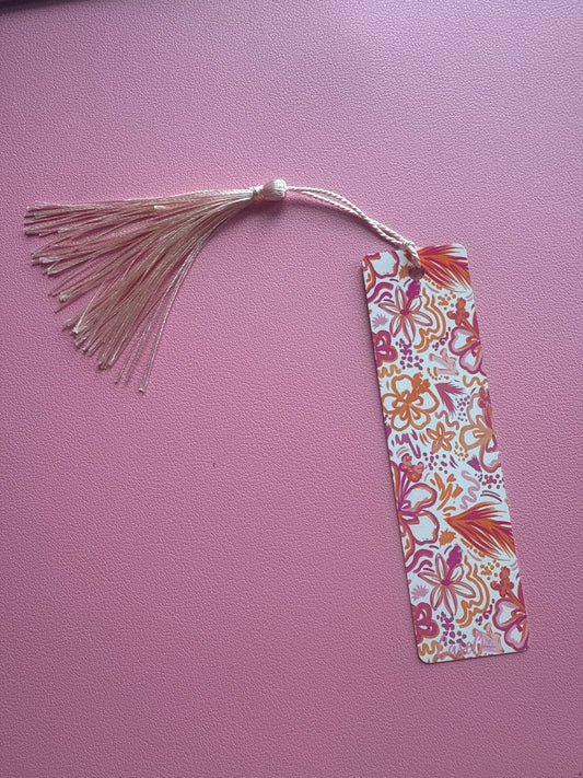 Jazzy Hibiscus Bookmark