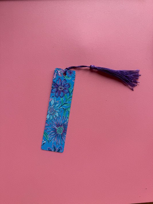 Blue Blossoms Bookmark