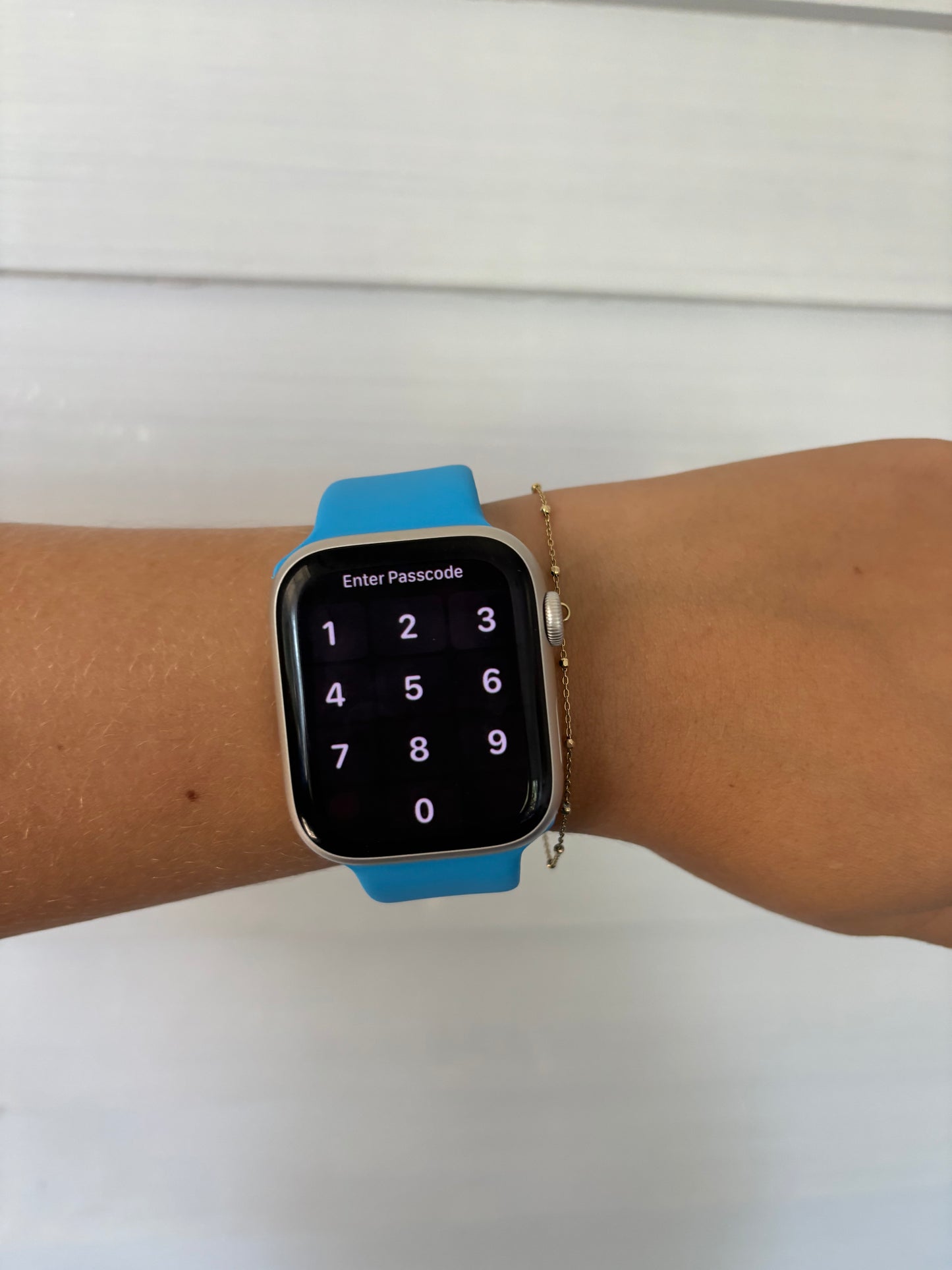 Sky Blue Smart Watch Band