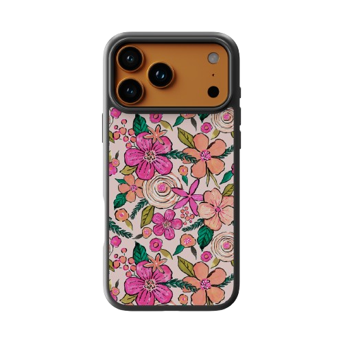 Pink and Orange Pep MagSafe Case