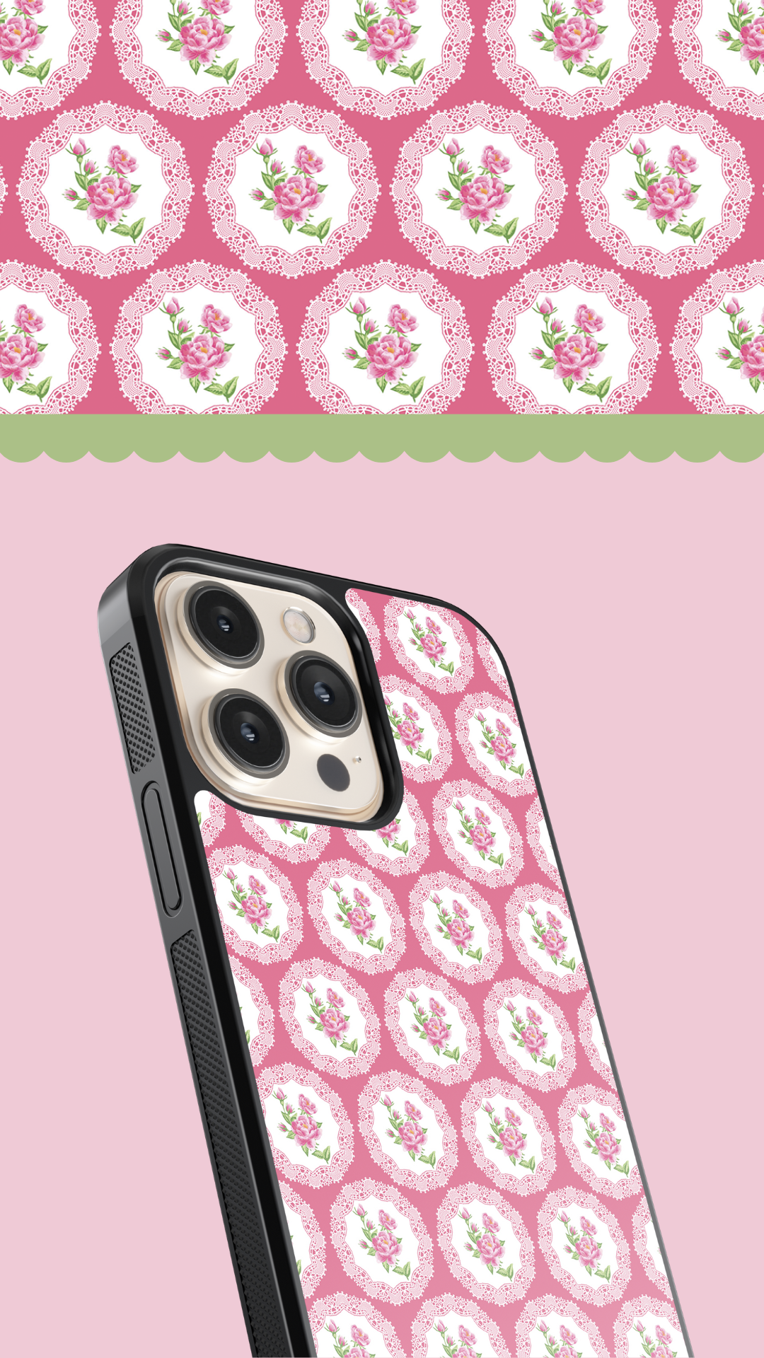 Blush Medallion iPhone Case