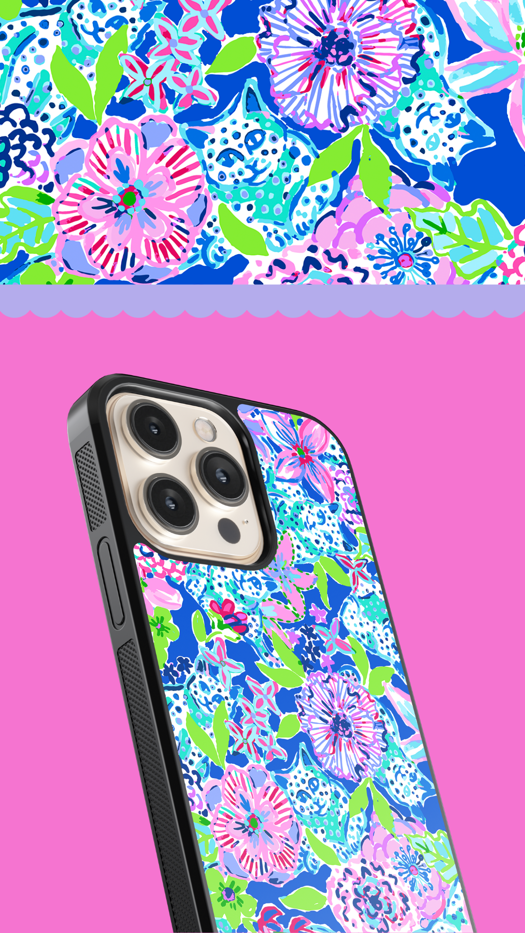 Feline Florals Mag-Safe Case