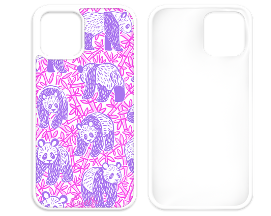 Pandamonium White iPhone Case