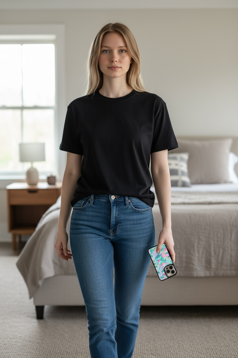 Palm Tree Lights MagSafe Phone Case