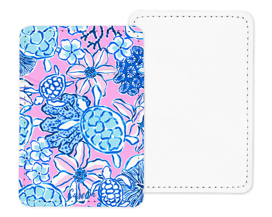 Purple & Blue Turtle Bay Card Holder –  MagSafe & Adhesive Options