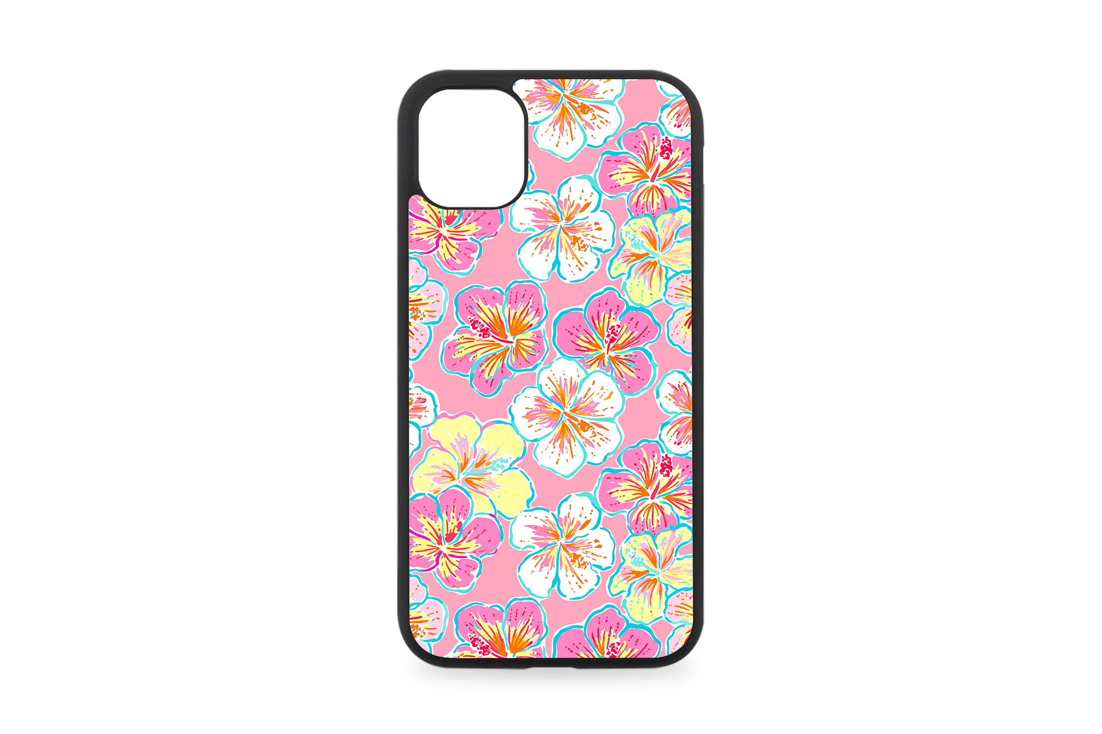 Pink Floral Paradise Phone Case - Chic & Durable Design – CaseOn