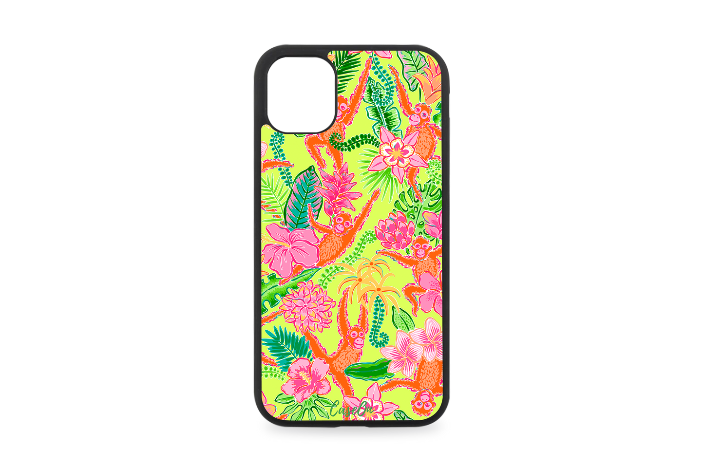 Jungle Swing Phone Case - Tropical Monkey Design, Vibrant & Stylish Protection