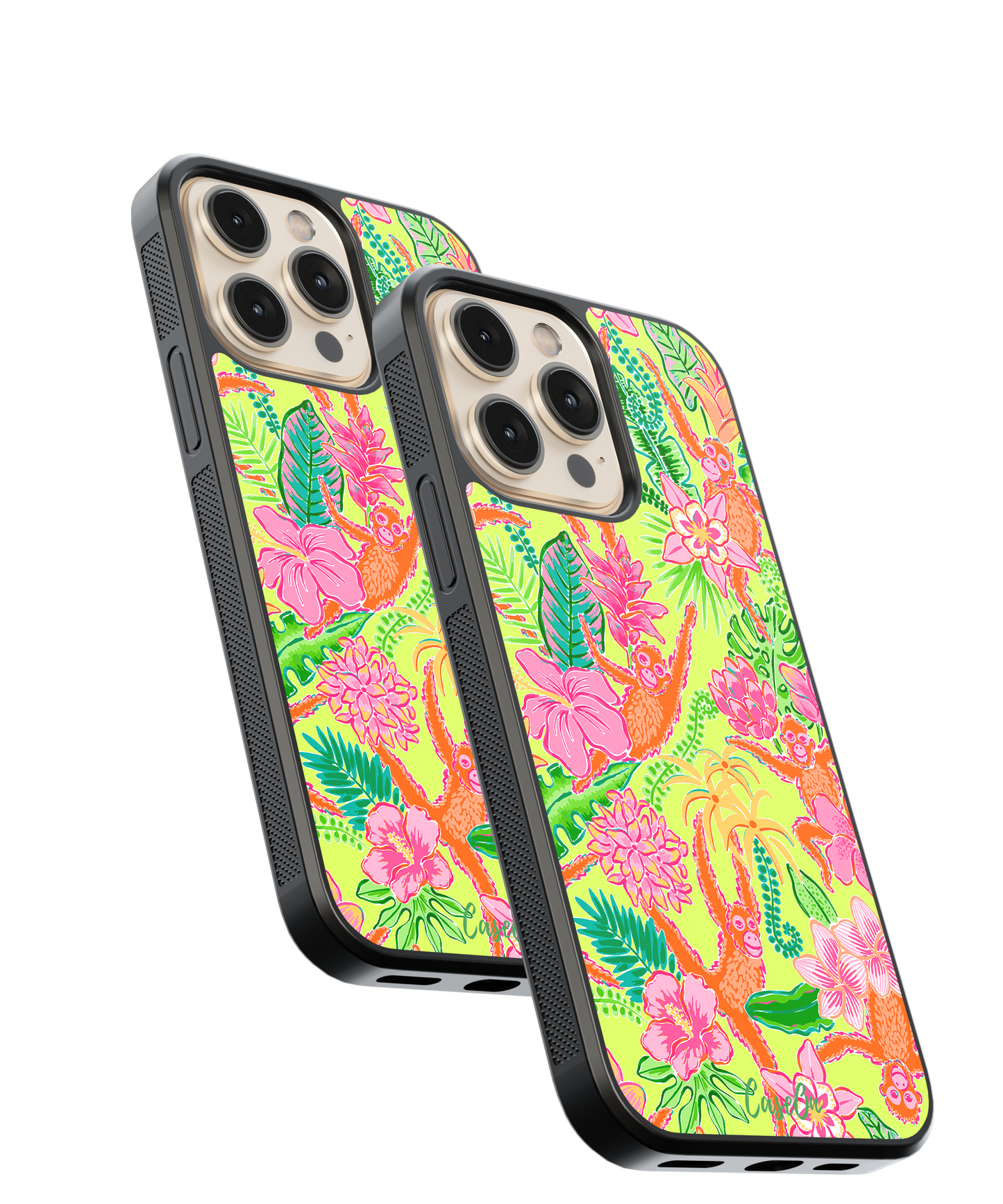 Jungle Swing Phone Case - Tropical Monkey Design, Vibrant & Stylish Protection