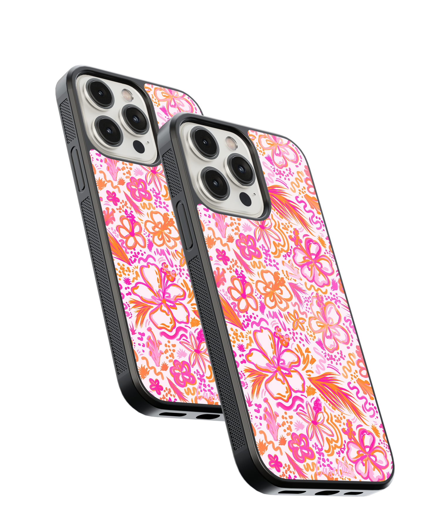 Jazzy Hibiscus iPhone Case