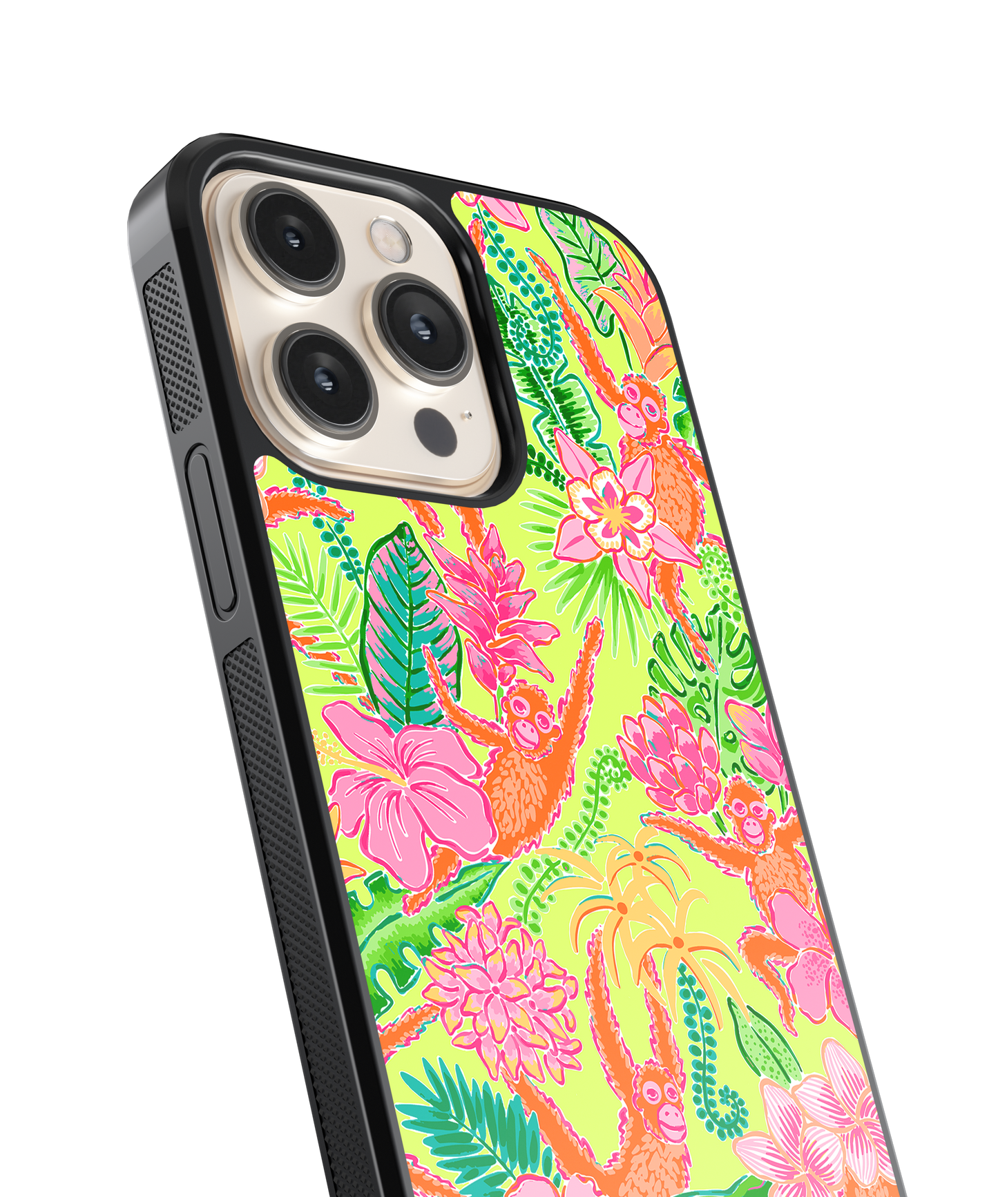 Jungle Swing Phone Case - Tropical Monkey Design, Vibrant & Stylish Protection