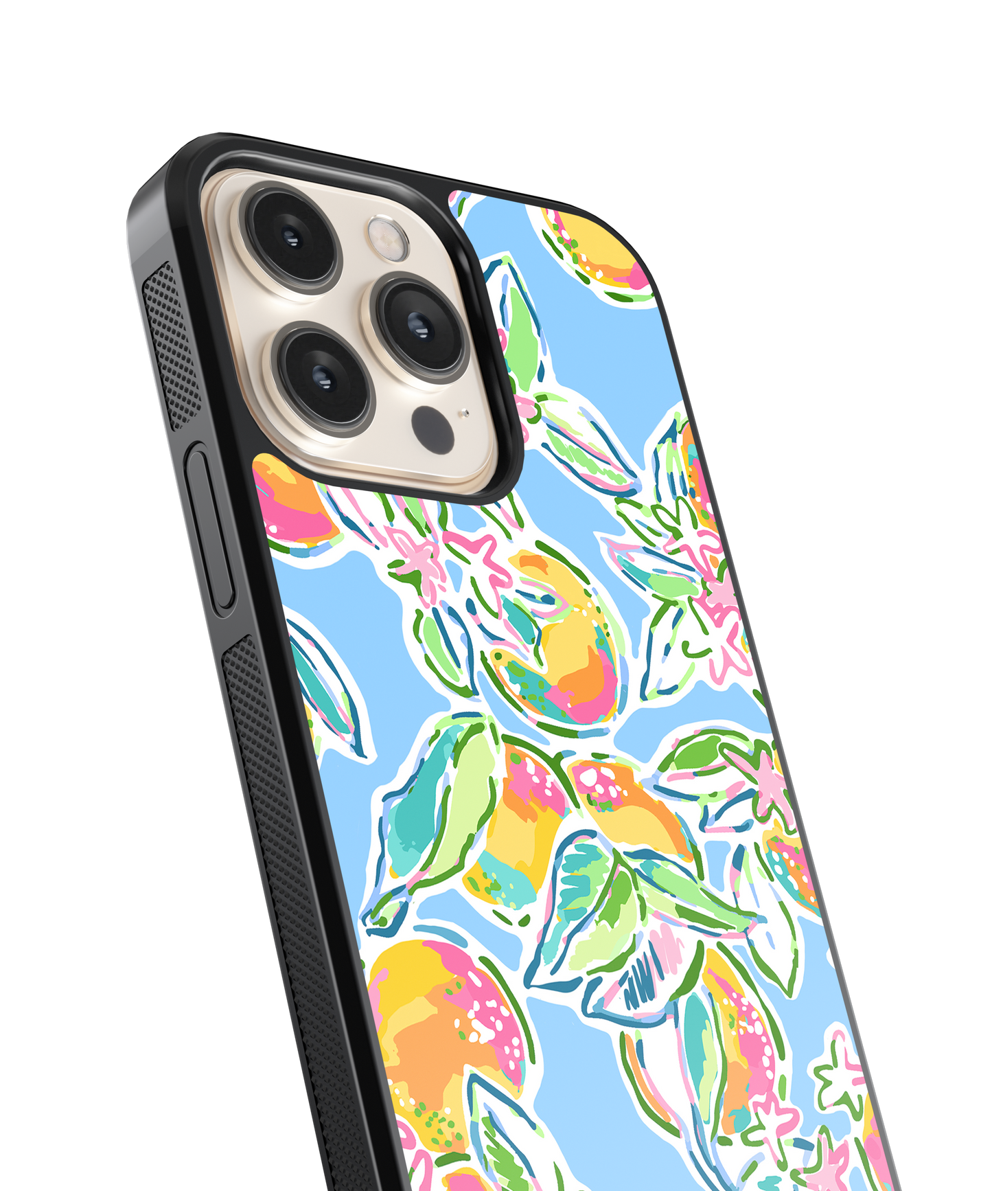 Summer Citrus Splash iPhone Case