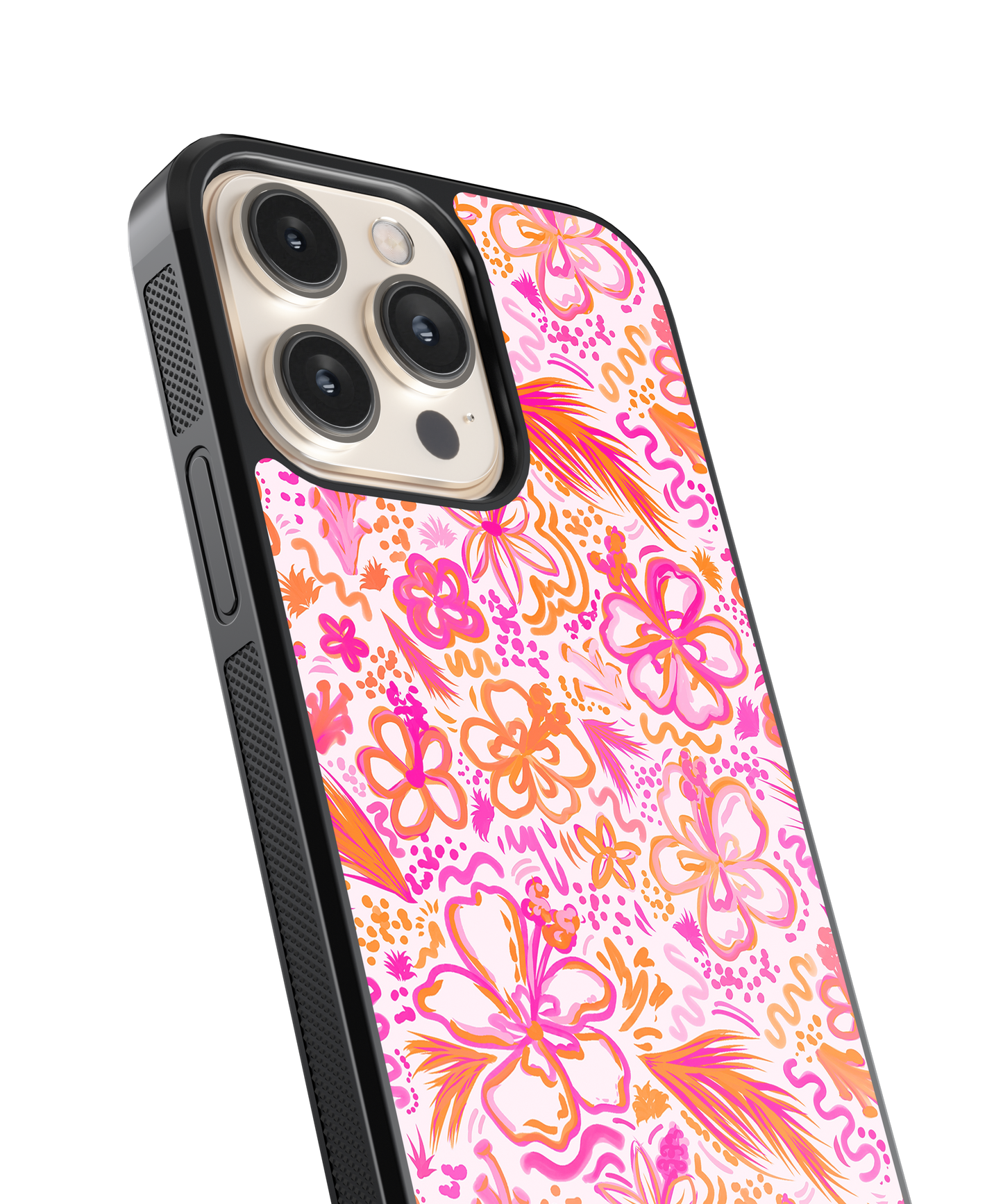 Jazzy Hibiscus iPhone Case