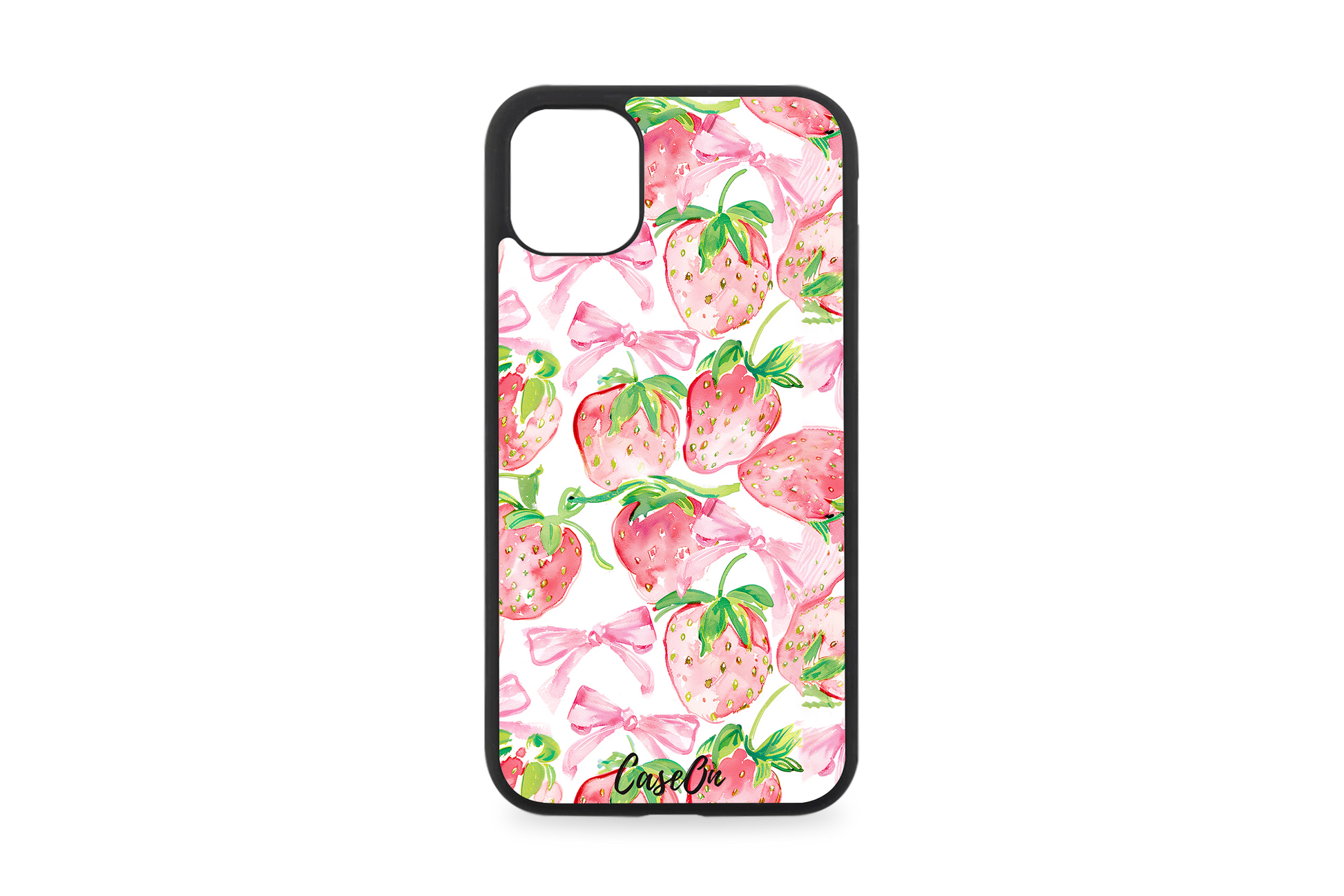 CaseOn: Strawberries and Bows iPhone phone case CaseOn: Strawberries and Bows iPhone phone case