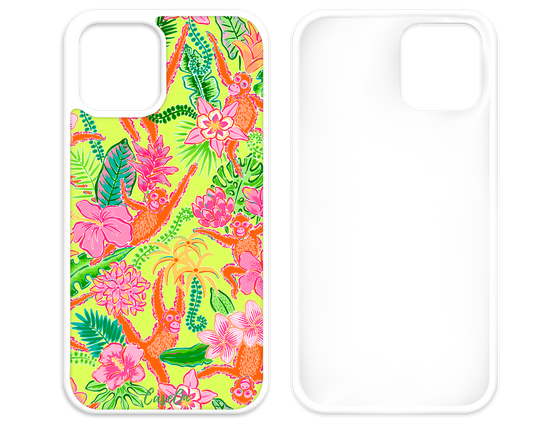 Jungle Swing White iPhone Case