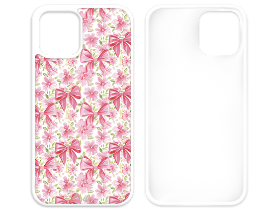 Pretty Petals White iPhone Case