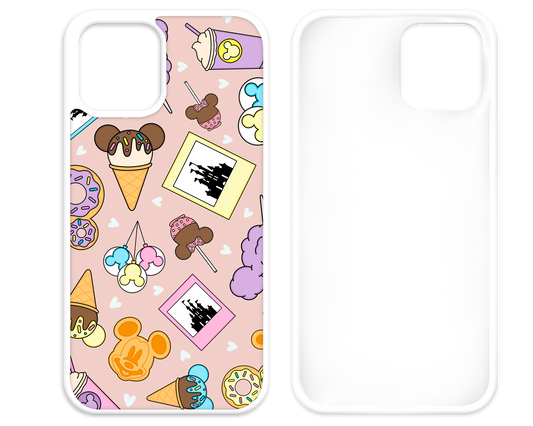 Whimsical Deserts White iPhone Case