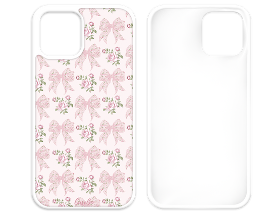 Charming Bows White iPhone Case