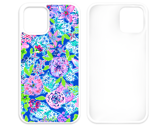 Feline Florals White iPhone Case