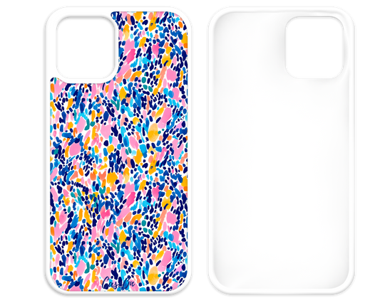 Confetti Canvas White iPhone Case