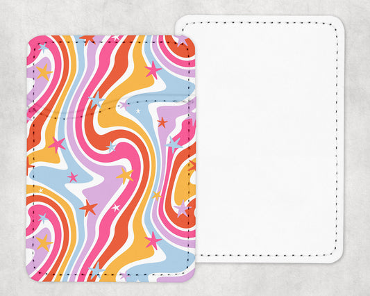 Funky Swirls Card Holder