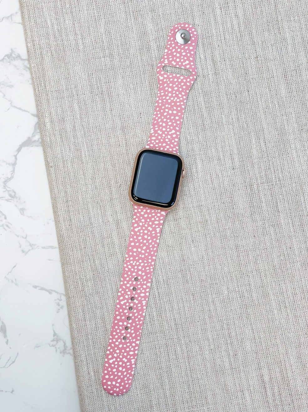 Dalmatian Printed Silicone Smart Watch Band